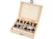 VOREL Set freze pentru lemn 12 piese, 6 mm (22552)