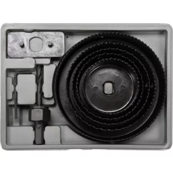 VOREL set carote lemn 64-127mm (22571)