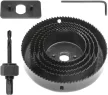 VOREL set carote lemn 64-127mm (22571)