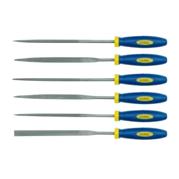 VOREL set 6 pile pentru metal 160mm (25352)
