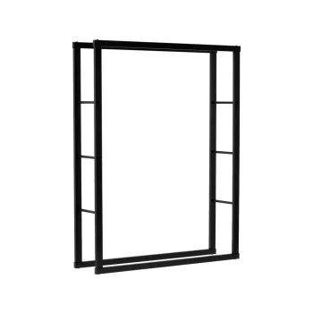 VOREL Suport pentru lemne de foc 100x25x100cm (33317)