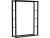 VOREL Suport pentru lemne de foc 100x25x100cm (33317)