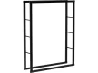 VOREL Suport pentru lemne de foc 100x25x100cm (33317)