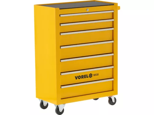 VOREL Cărucior scule 7 sertare, gol (58538)