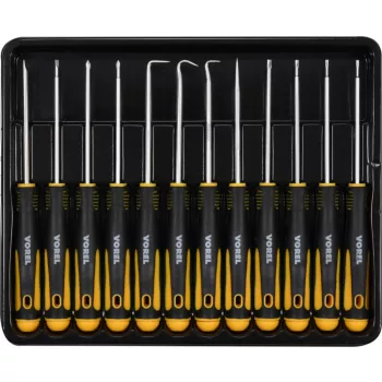 VOREL set surubelnite precizie, 12 piese (64555)