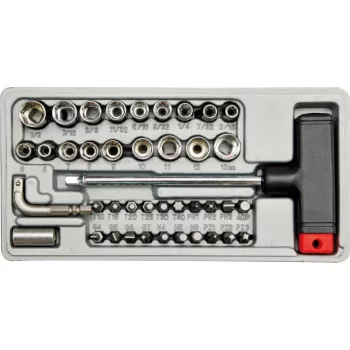 VOREL set surubelnita tip t - 41 piese (65150)