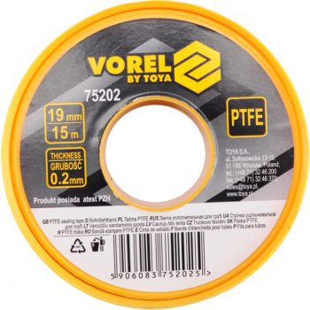 VOREL banda ptfe, 19mm x 0,02 mm x 15 m (75202)