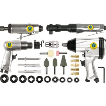 VOREL set unelte pneumatice+accesorii (81142)