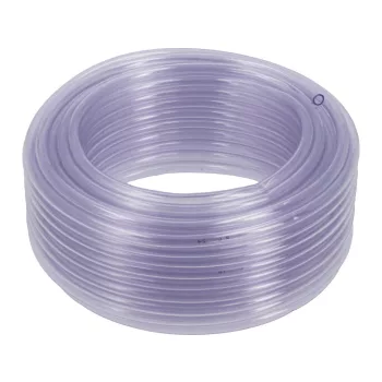 VOREL Furtun PVC transparent 25 metri, 6/1,3 mm (81436)