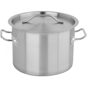YATO Oală medie cu capac inox 25×18 cm 9L (YG-00046)