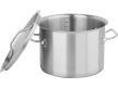 YATO Oală medie cu capac inox 25×18 cm 9L (YG-00046)