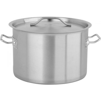 YATO Oală joasă din inox cu capac 32×22 cm 17L (YG-00048)