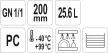 YATO Vas plastic catering GN 1/1 200 mm (YG-00393)