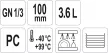 YATO Vas plastic catering GN 1/3 100 mm (YG-00411)