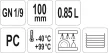YATO Vas plastic catering GN 1/9, 100 mm (YG-00431)