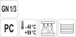 YATO Capac recipient catering GN1/3 plastic (YG-00436)
