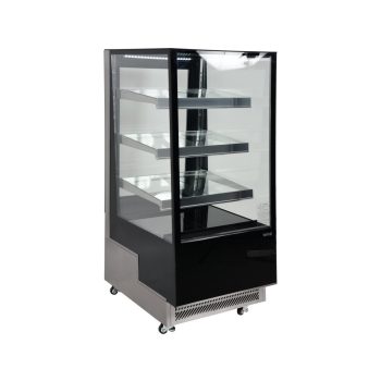 YATO Vitrină frigorifică cu geam 300 L neagră (YG-05040)