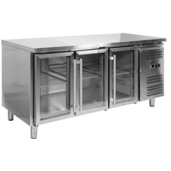 YATO Tejghea frigorifică cu geam 417 L (YG-05257)