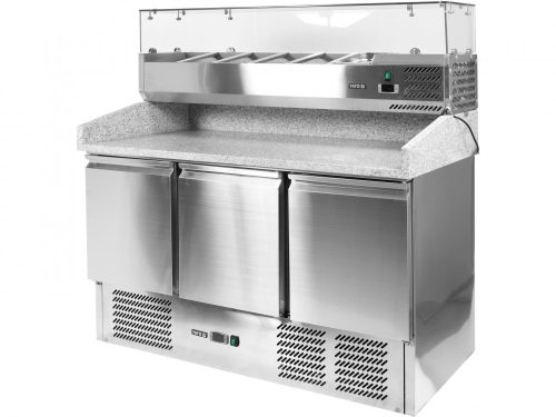 YATO Tejghea frigorifică pentru pizza cu blat de granit 368 L (YG-05305)