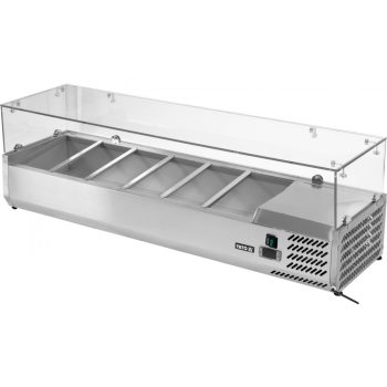   YATO Vitrină frigorifică pentru ingrediente 33,5x140x43,5 cm (YG-05321)