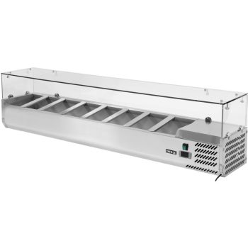   YATO Vitrină frigorifică pentru ingrediente 33,5x180x43,5 cm (YG-05323)