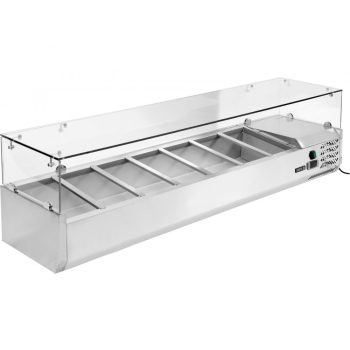   YATO Vitrină frigorifică pentru ingrediente 39,5x160x43,5 cm (YG-05331)