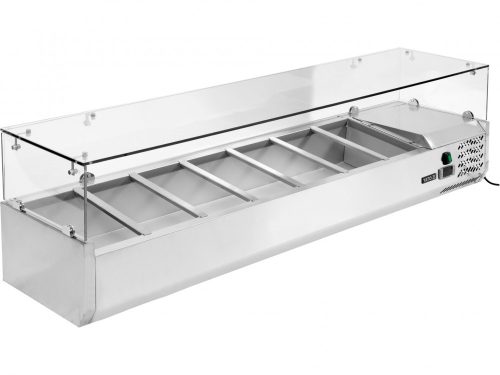 YATO Vitrină frigorifică pentru ingrediente 39,5x160x43,5 cm (YG-05331)