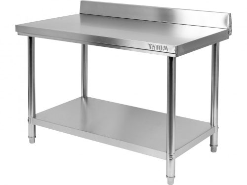 YATO Masă de lucru INOX cu panou spate (YG-09032)