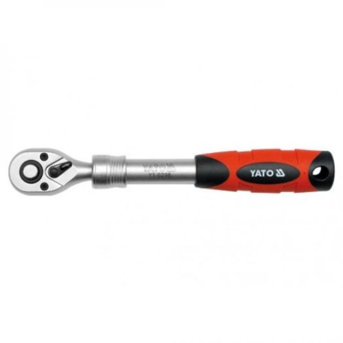 YATO Clișeu cu clichet 3/8" telescopic 72T CrV DIN3122 (YT-0298)