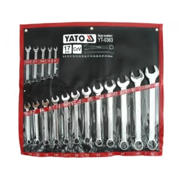   YATO Set chei combinate stea–inelară 17 bucăți 8–32 mm CrV (YT-0363)