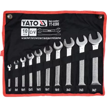 YATO Set chei fixe 10 piese 6–27 mm (YT-0380)