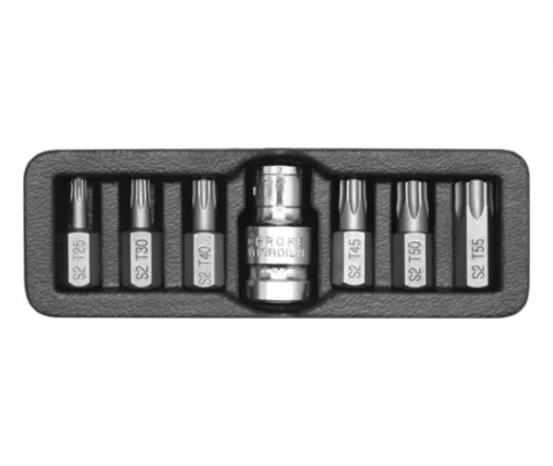 YATO Set biți Torx 7 piese (1/2" T25–T55) (YT-0410)