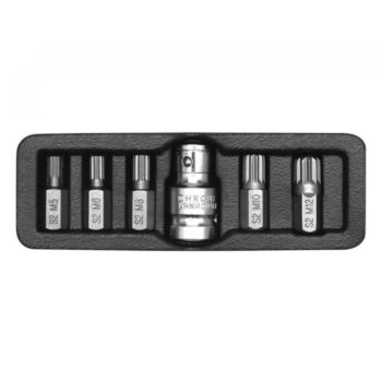   YATO Set biți SPLINE 6 piese M5–M12 L=30 mm 1/2" (YT-0414)