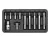 YATO Set biți SPLINE 11 piese M5–M12 L=30 mm, L=75 mm 1/2" (YT-0415)