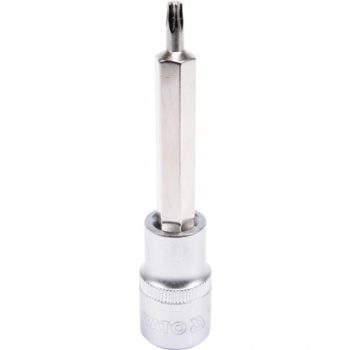 YATO Bit cu cap tubular 1/2" Torx T25, lung (YT-04321)