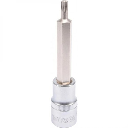 YATO Bit cu cap tubular 1/2" Torx T27, lung (YT-04322)