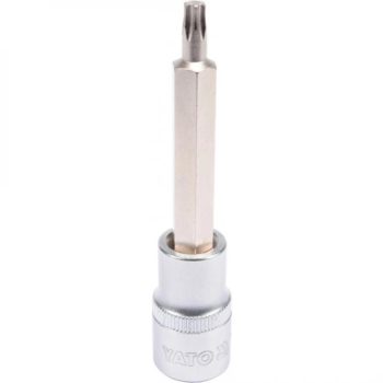 YATO Bit cu cap tubular 1/2" Torx T30, lung (YT-04323)