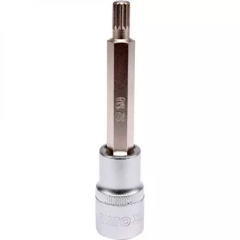 YATO Bit tubular SPLINE M8 1/2" lung (YT-04352)