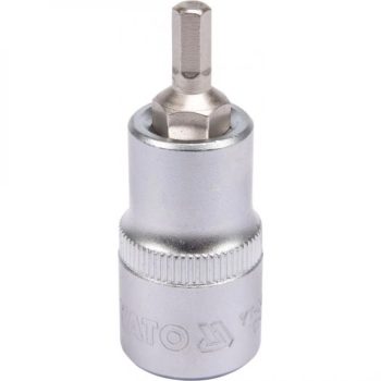YATO Bit cu cap tubular 1/2" imbus 5 mm CrV (YT-04381)