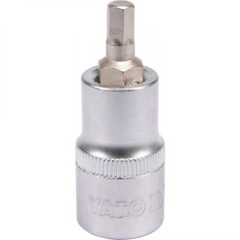 YATO Bit cu cap tubular 1/2" imbus 6 mm CrV (YT-04382)