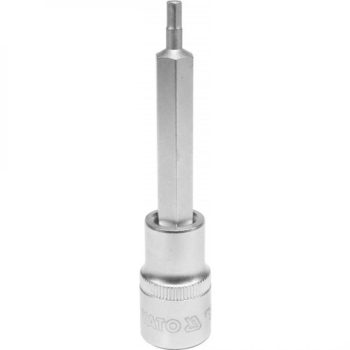   YATO Bit cu cap tubular 1/2" imbus 4 mm, lung (YT-04390)