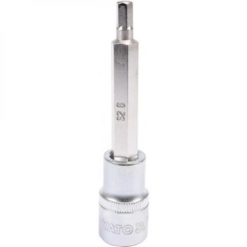  YATO Bit cu cap tubular 1/2" imbus 6 mm, lung (YT-04392)