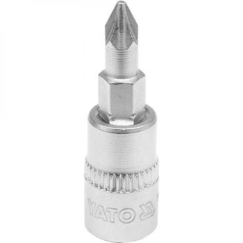 YATO Bit tubular PZ1 1/4" CrV (YT-04417)