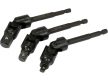 YATO Set 3 adaptoare cardanice pentru bormașină 1/4"-3/8"-1/2" (YT-04641)