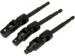 YATO Set 3 adaptoare cardanice pentru bormașină 1/4"-3/8"-1/2" (YT-04641)