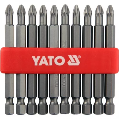 YATO Bit PH2 1/4" 75 mm (10 buc./set) (YT-0480)