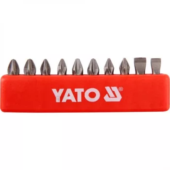 YATO Set biți 10 piese 25 mm (YT-0482)