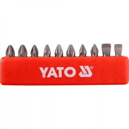 YATO Set biți 10 piese 25 mm (YT-0482)
