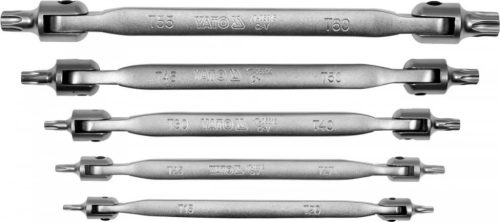 YATO Set 5 chei combinate flexibile cu cap dublu tip stea