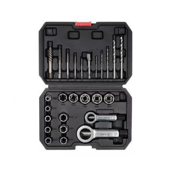   YATO Set extractoare șuruburi/piulițe deteriorate 26 piese 3/8" (YT-06037)